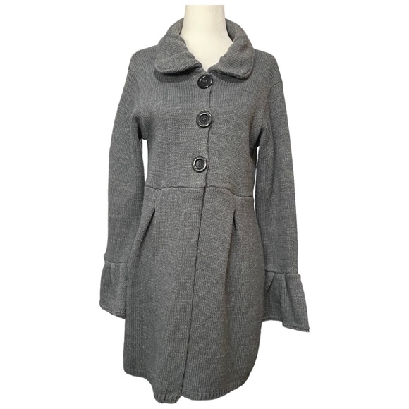 Vintage wool blend sweater/jacket. Bell sleeves. Made in Italy. **S/M** - Picture 1 of 16